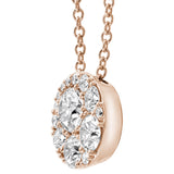 Tessa Diamond Circle Pendant From Hearts On Fire available at LeGassick Diamonds and Jewellery Gold Coast, Australia.