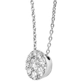 Tessa Diamond Circle Pendant From Hearts On Fire available at LeGassick Diamonds and Jewellery Gold Coast, Australia.