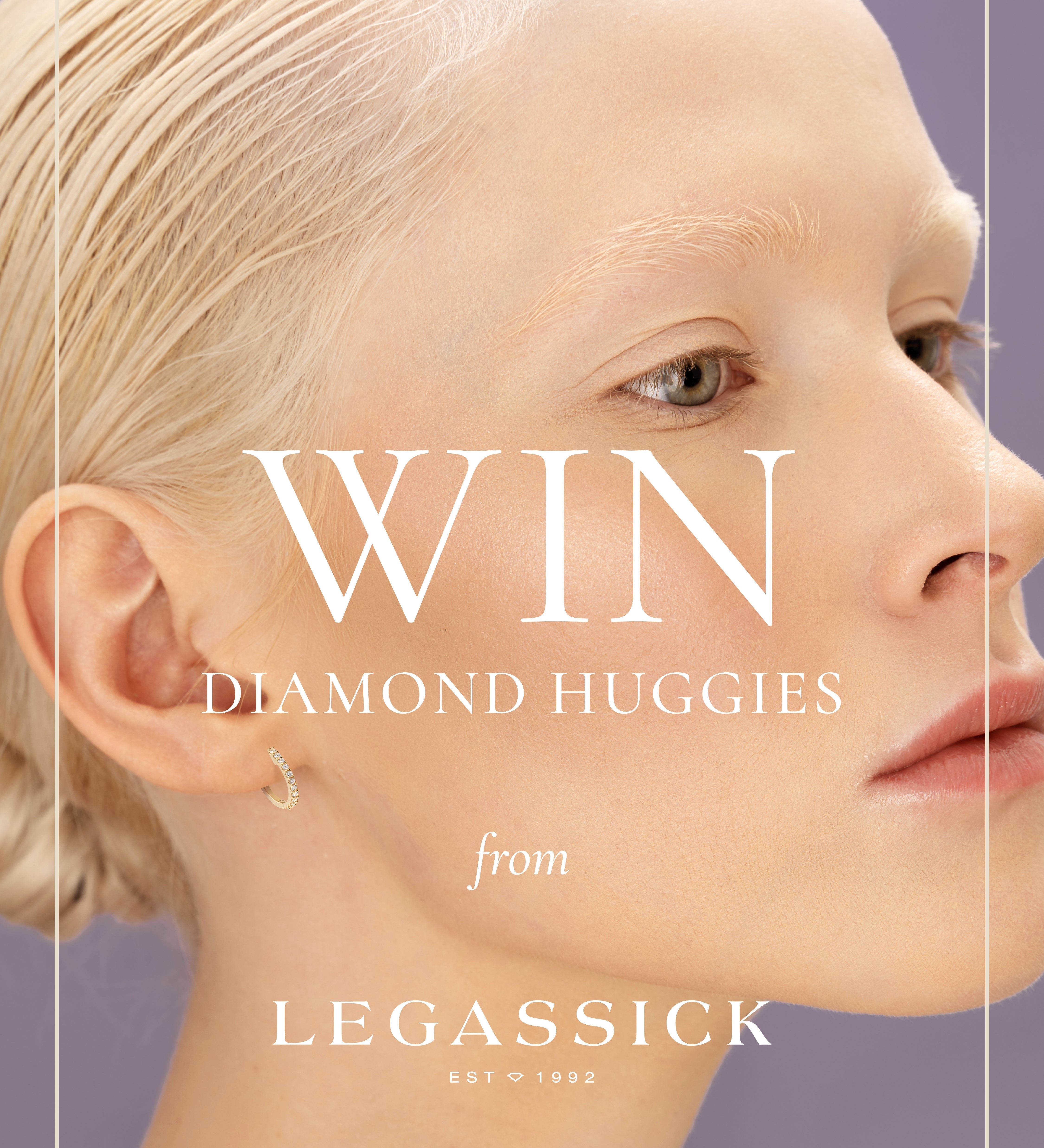 Valentine's Giveaway: Win Stunning Diamond Huggies!