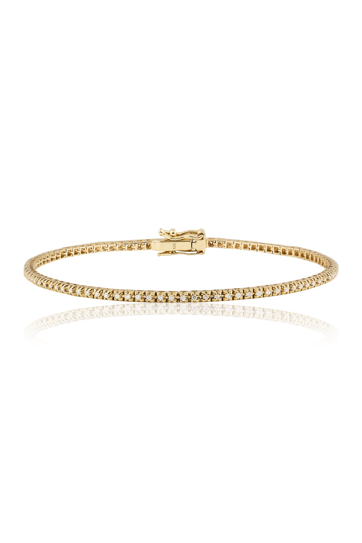 0.29 Carat Diamond Tennis Bracelet in 9ct Yellow Gold from LeGassick Jewellery Gold Coast, Australia.