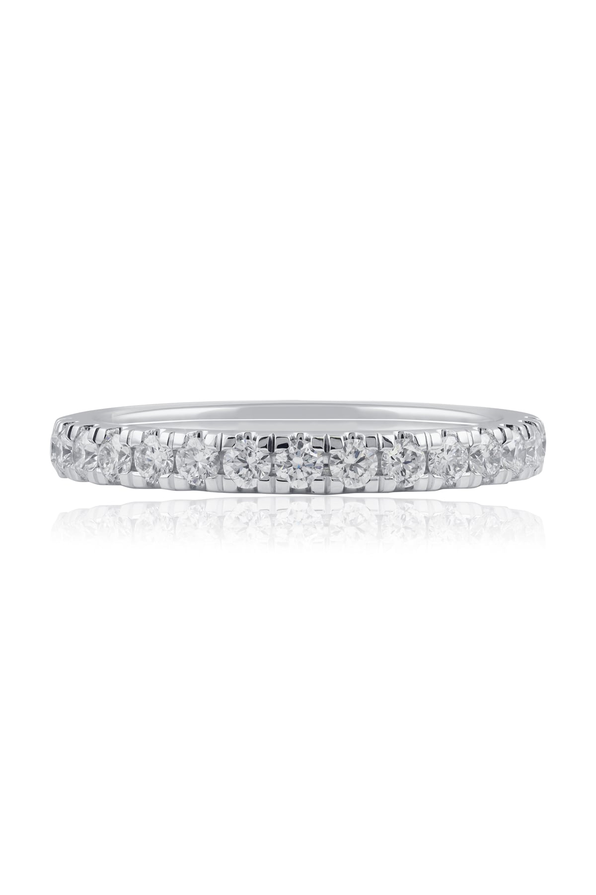 0.45 Carat Claw Set Diamond Band In White Gold from LeGassick Jewellery, Gold Coast, Australia.