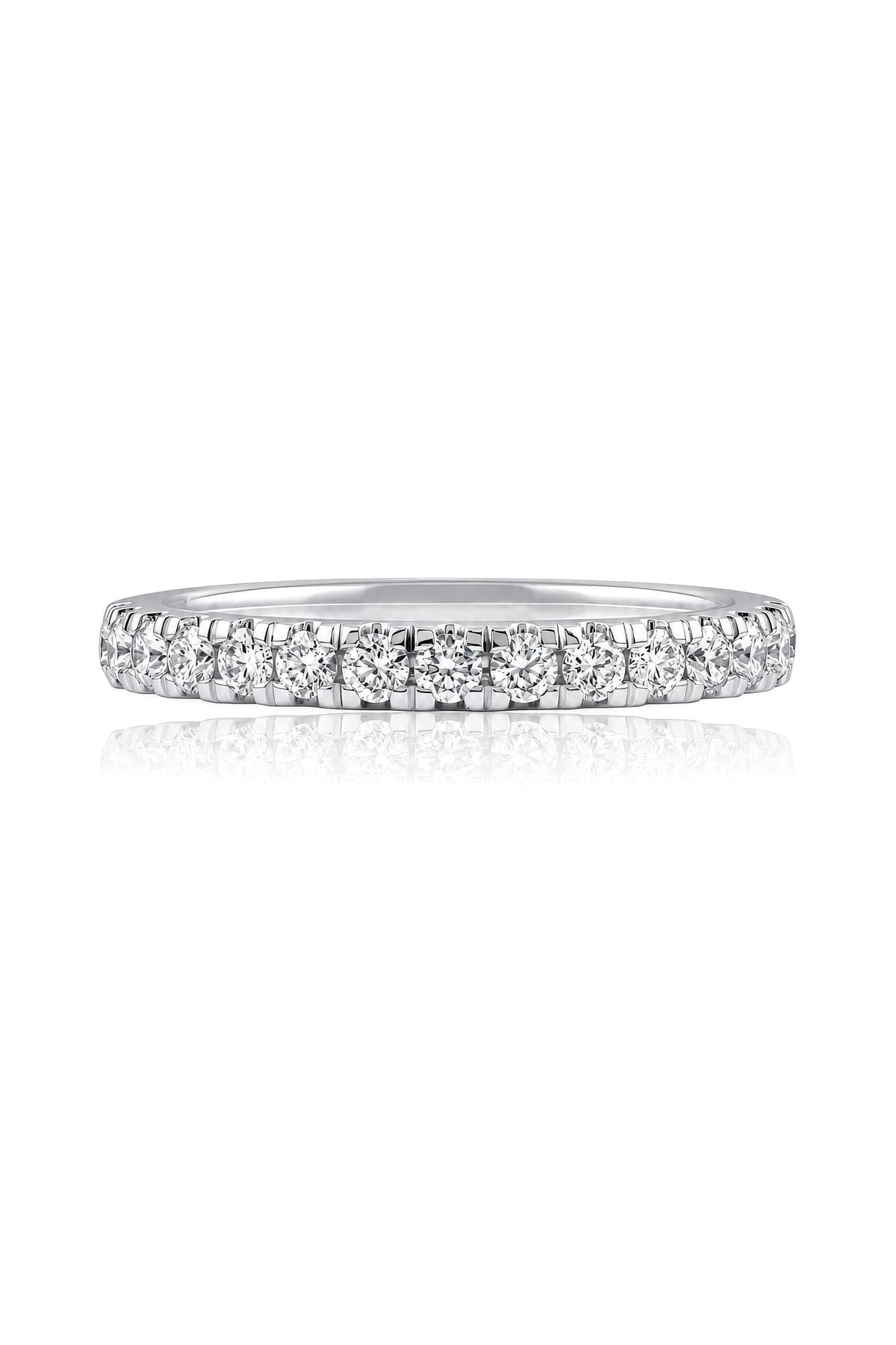 0.45 Carat Claw Set Diamond Band In White Gold from LeGassick Jewellery, Gold Coast, Australia.