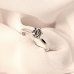 0.50 Carat Diamond Set Engagement Ring in 18k White Gold from LeGassick Jewellery Gold Coast, Australia.