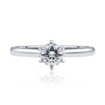 0.50 Carat Diamond Set Engagement Ring in 18k White Gold from LeGassick Jewellery Gold Coast, Australia.