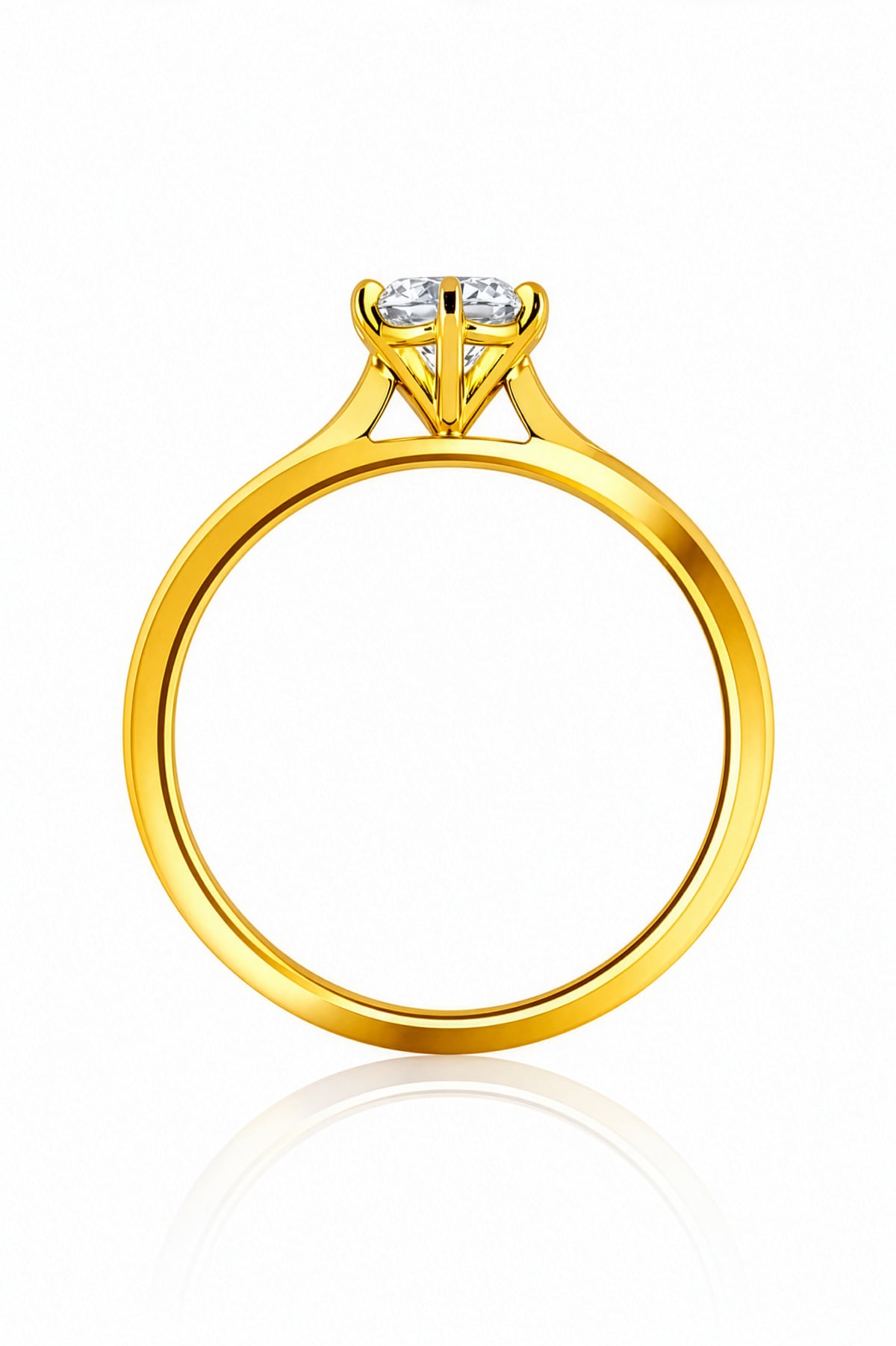 0.50 Carat Round Brilliant Cut Diamond Solitaire Engagement Ring in 18k Gold from LeGassick Jewellery Gold Coast, Australia.
