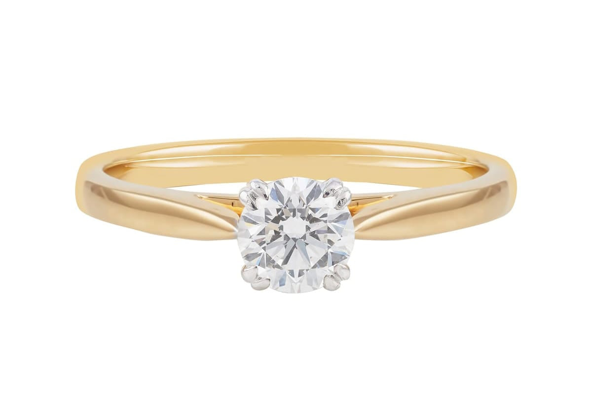 0.52ct Double Claw Solitaire Engagement Ring available at LeGassick Diamonds and Jewellery Gold Coast, Australia.
