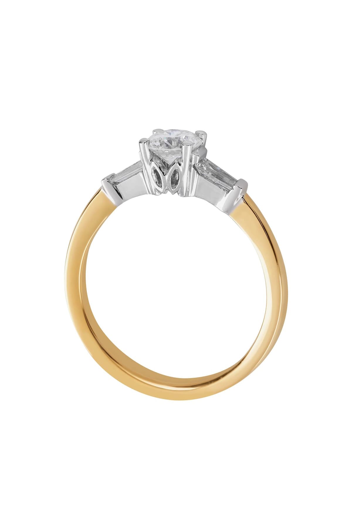 0.53ct Diamond Ring set with Tapper Cut Diamonds available at LeGassick Diamonds and Jewellery Gold Coast, Australia.