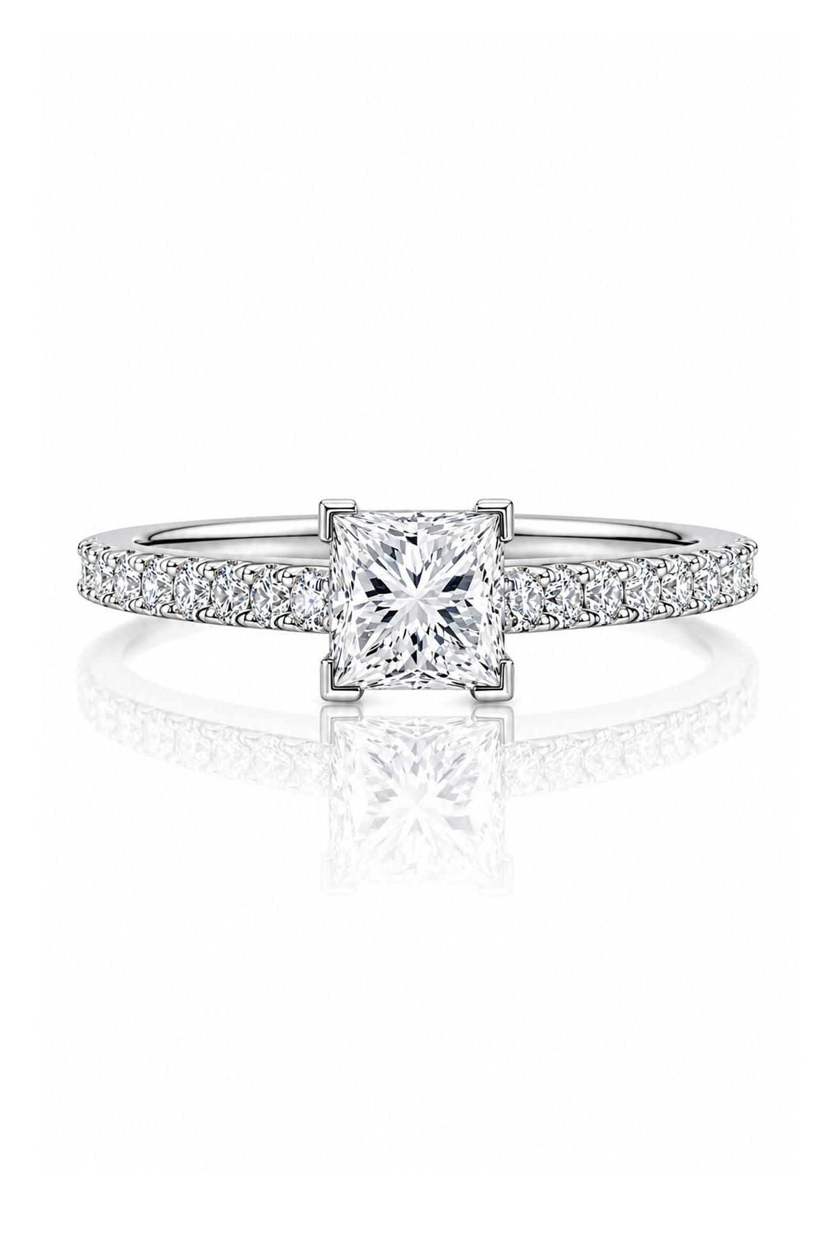 0.70 Carat Princess Cut Diamond Ring from LeGassick Jewellery, Gold Coast, Australia.