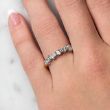 Mixed Fancy Cut Diamond Wedding Ring in Yellow & White Gold from LeGassick