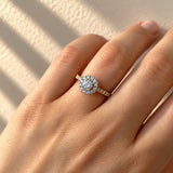 Round Brilliant Cut Diamond Halo Ring