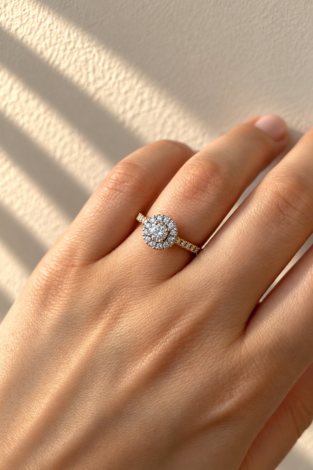Round Brilliant Cut Diamond Halo Ring