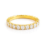 Hearts On Fire Signature Eternity Band in 18ct Yellow Gold