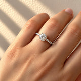 Hearts On Fire Signature Round Brilliant Cut Diamond Engagement Ring in White Gold