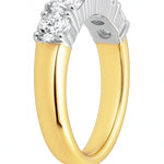 5-Stone Diamond Ring in 18ct Yellow & White Gold