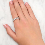 Seven Stone Round Brilliant Cut Diamond Ring In Yellow & White 18ct Gold available from LeGassick Fine Jewellery, Gold Coast, Australia.
