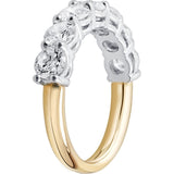 Seven Stone Round Brilliant Cut Diamond Ring In Yellow & White 18ct Gold available from LeGassick Fine Jewellery, Gold Coast, Australia.