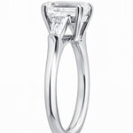 Emerald Cut Diamond Ring Handcrafted by LeGassick.