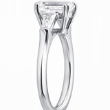 Emerald Cut Diamond Ring Handcrafted by LeGassick.