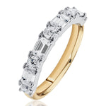 Modern Diamond Set Ring In Yellow and White Gold available from LeGassick Fine Jewellery, Gold Coast, Australia.