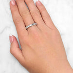 Modern Diamond Set Ring In Yellow and White Gold available from LeGassick Fine Jewellery, Gold Coast, Australia.