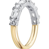 Modern Diamond Set Ring In Yellow and White Gold available from LeGassick Fine Jewellery, Gold Coast, Australia.