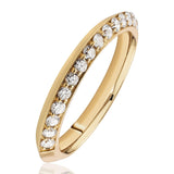 Timeless Diamond Bevel 18 Carat Gold Ring available from LeGassick Fine Jewellery.