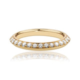 Timeless Diamond Bevel 18 Carat Gold Ring available from LeGassick Fine Jewellery.