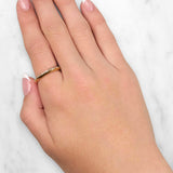 Timeless Diamond Bevel 18 Carat Gold Ring available from LeGassick Fine Jewellery.