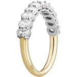 11 Oval Diamond Wedding Ring Set In Yellow & White 18ct Gold available from LeGassick Fine Jewellery, Gold Coast, Australia.