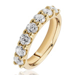 Seven-Stone Diamond Ring In 18ct Yellow Gold available from LeGassick Fine Jewellery, Gold Coast, Australia.