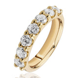 Seven-Stone Diamond Ring In 18ct Yellow Gold available from LeGassick Fine Jewellery, Gold Coast, Australia.