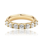 Seven-Stone Diamond Ring In 18ct Yellow Gold available from LeGassick Fine Jewellery, Gold Coast, Australia.