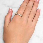 Seven-Stone Diamond Ring In 18ct Yellow Gold available from LeGassick Fine Jewellery, Gold Coast, Australia.