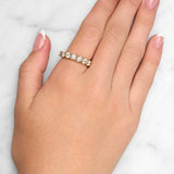 Seven-Stone Diamond Ring In 18ct Yellow Gold available from LeGassick Fine Jewellery, Gold Coast, Australia.