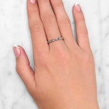 Elegant White Gold Diamond Twist Ring available from LeGassick Fine Jewellery, Gold Coast, Australia.