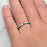18ct Yellow Gold Diamond Ring with Round Brilliant & Baguette Cuts from LeGassick.