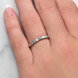 18ct Yellow Gold Diamond Ring with Round Brilliant & Baguette Cuts from LeGassick.