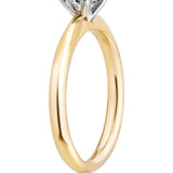 0.70ct Diamond Solitaire Ring set in 18ct Yellow & White Gold