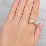 Pear Cut Diamond Solitaire Ring in 18ct Yellow Gold