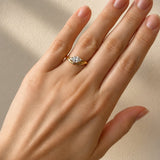Marquise Diamond Solitaire Ring in 18ct Yellow Gold
