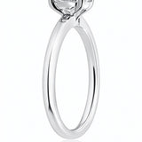 0.8ct Oval Diamond Solitaire Ring set in 18ct White Gold