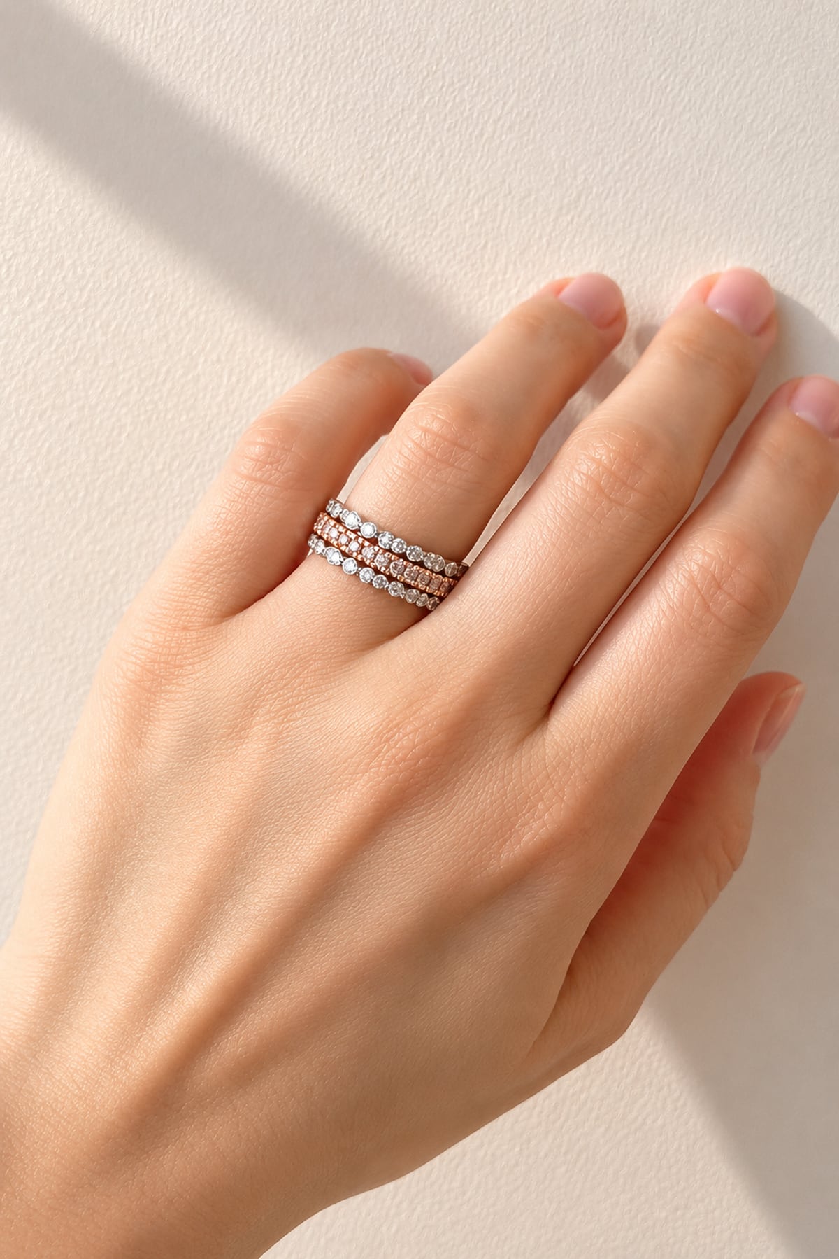 Argyle Pink Diamond Dress Ring set in 18ct White & Rose Gold
