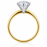 2 Carat Diamond Solitaire Ring in 18ct Yellow & White Gold