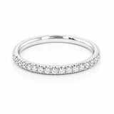 Fine Diamond Set Band in 18ct White Gold