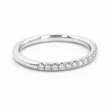 Fine Diamond Set Band in 18ct White Gold