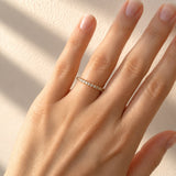 0.30ct Claw Set Diamond Band in 18ct Yellow Gold
