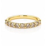 Champagne Diamond Band in 18ct Yellow Gold