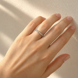 Champagne Diamond Band in 18ct Yellow Gold