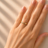 Diamond Gypsy Set Band in Yellow Gold