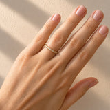 Pavé Diamond Wedding Band in 18ct Yellow Gold